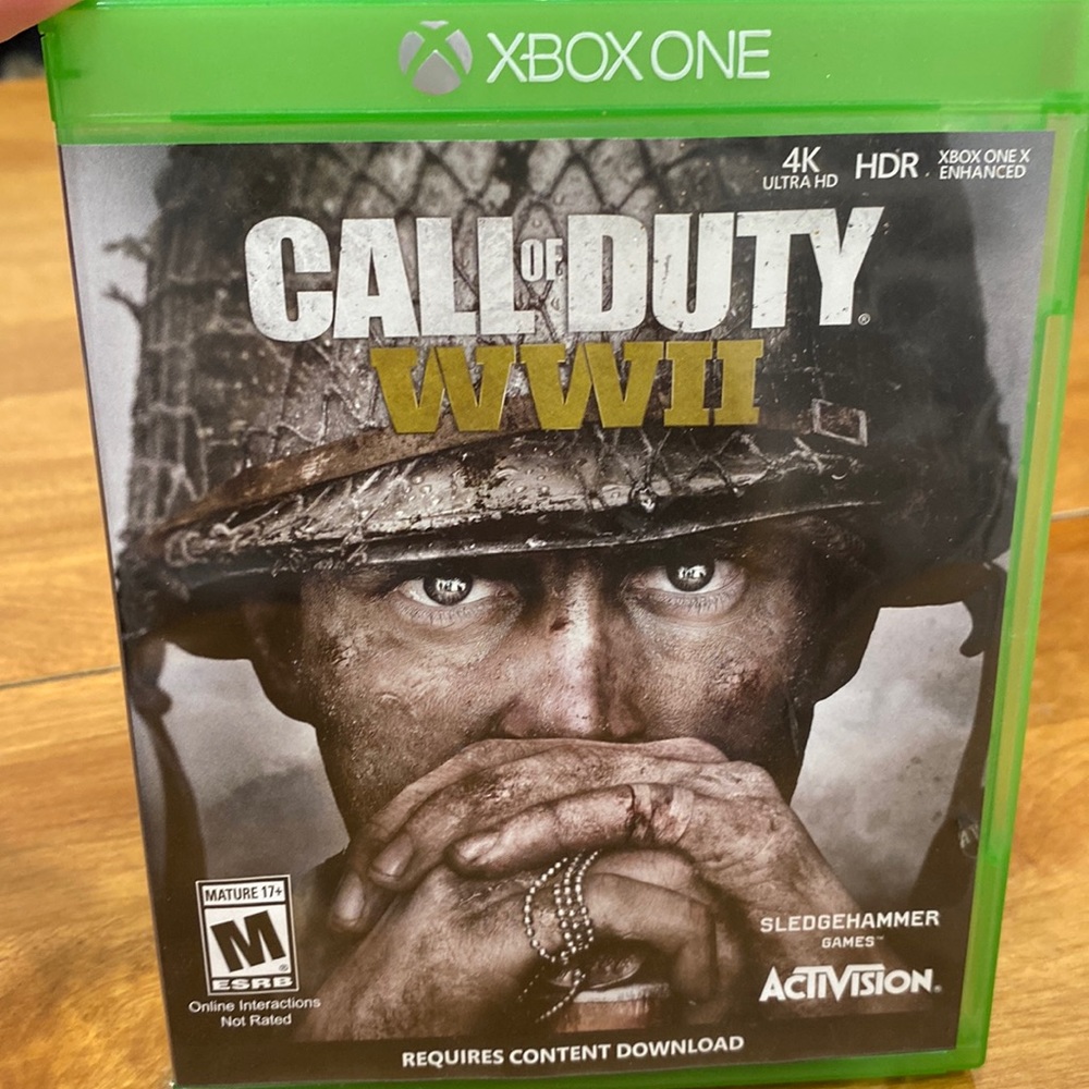 XBOX ONE game.  Call of Duty: WWII. - Picture 1 of 4